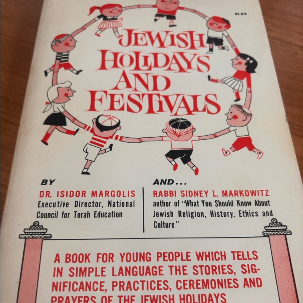 Jewish Holidays and Festivals Book rare VTG book by Dr. Isidor Margolis